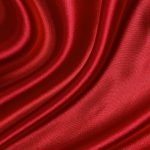 Tissu rouge satiné
